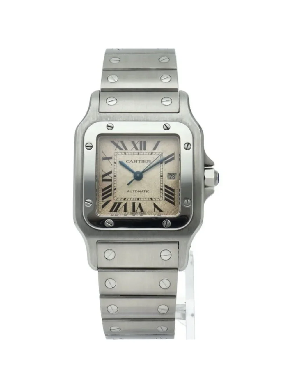 Cartier Santos Galbee LM Watch Auto SS Silver